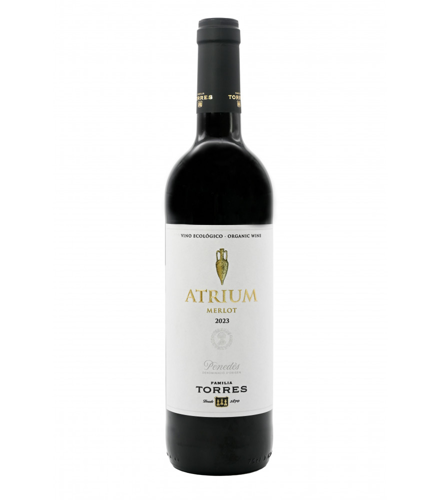 Atrium Merlot de Torres, vino tinto de la D.O. Penedès.