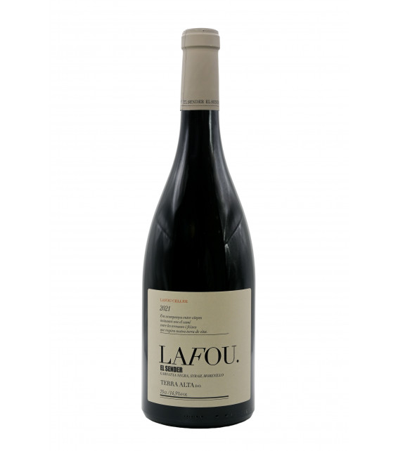 Lafou El Sender de La Fou Celler, vino tinto de la D.O. Terra Alta.