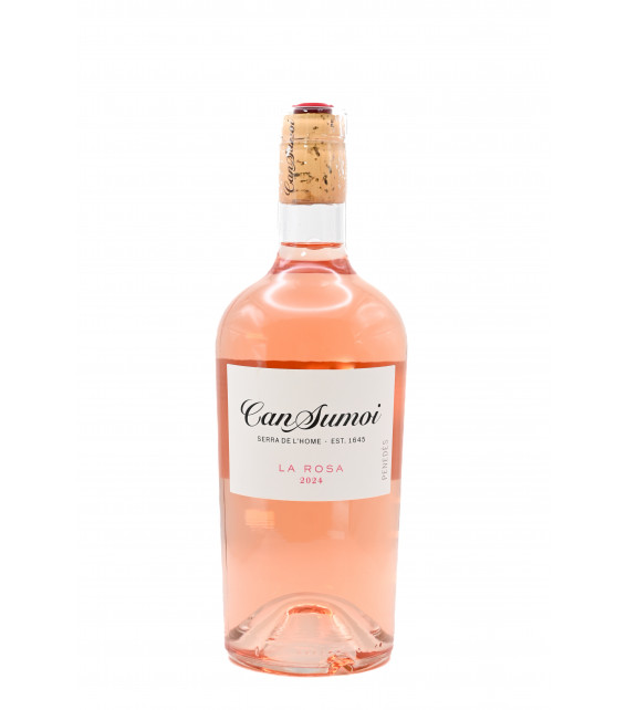 Can Sumoi Rosado La Rosa de Can Sumoi, vino rosado de la D.O. Penedès.