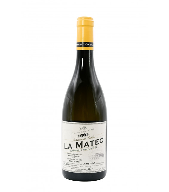 La Mateo Blanco de Bodegas Mateos, vino blanco de la D.O.Ca. Rioja.