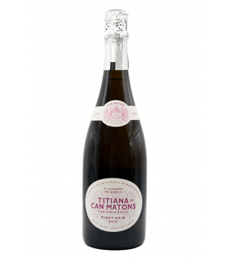 Titiana Can Matons Brut Rosat, espumoso de la D.O. Alella.